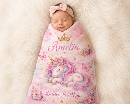 Personalized Unicorn Nursery Print