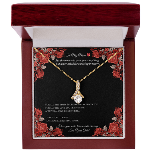 To My Mom – Allure Necklace Gift Set 💖
