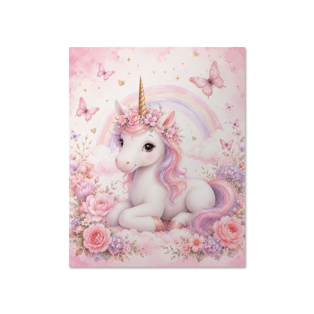 🦄 Unicorn Nursery Print