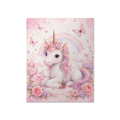 🦄 Unicorn Nursery Print