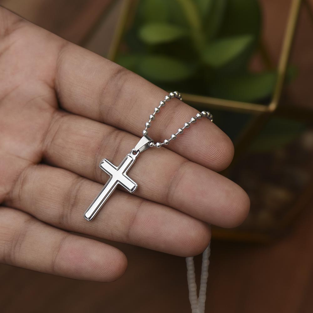 To My Mom – Artisan Cross Necklace Gift
