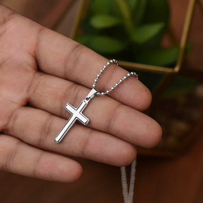 To My Mom – Artisan Cross Necklace Gift
