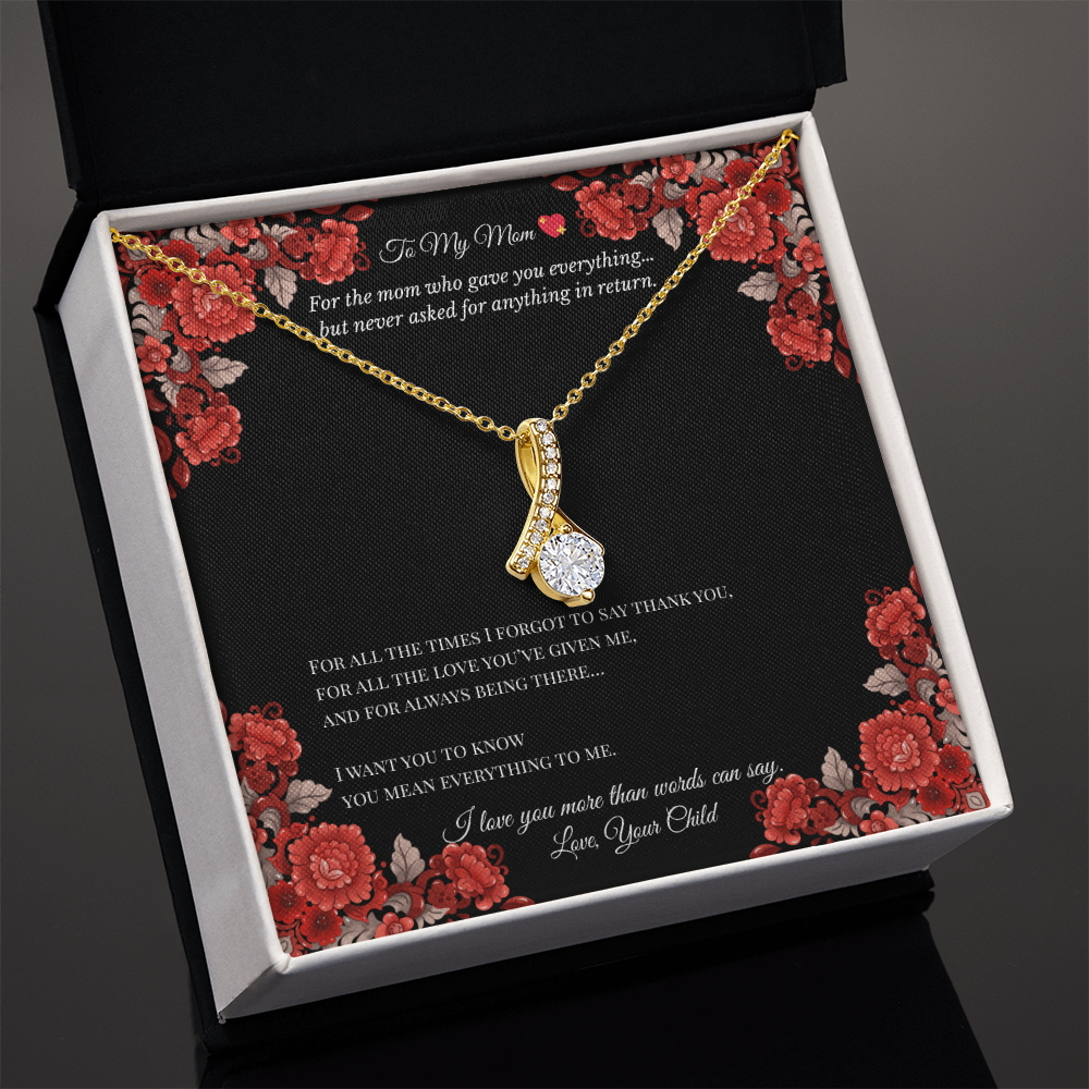 To My Mom – Allure Necklace Gift Set 💖