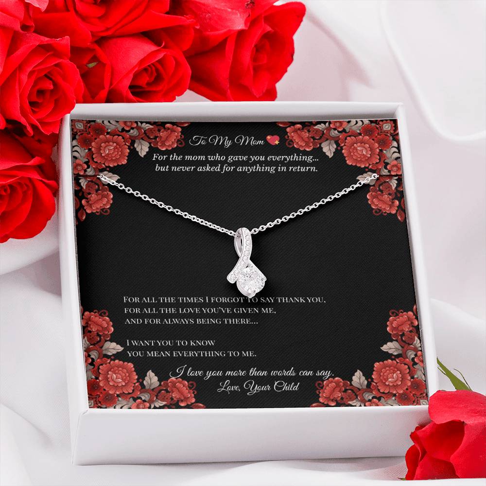 To My Mom – Allure Necklace Gift Set 💖