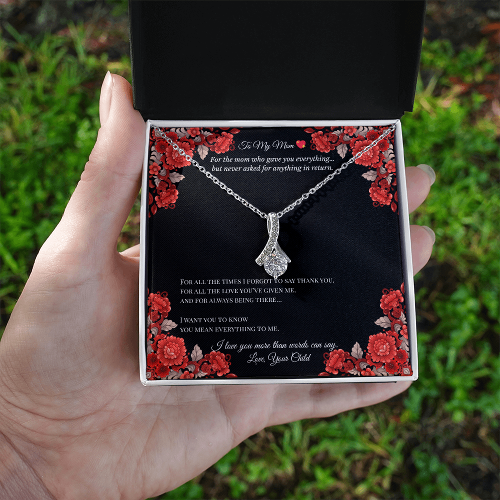 To My Mom – Allure Necklace Gift Set 💖