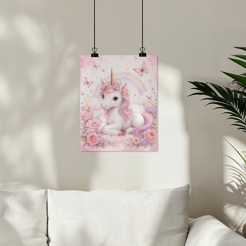 🦄 Unicorn Nursery Print